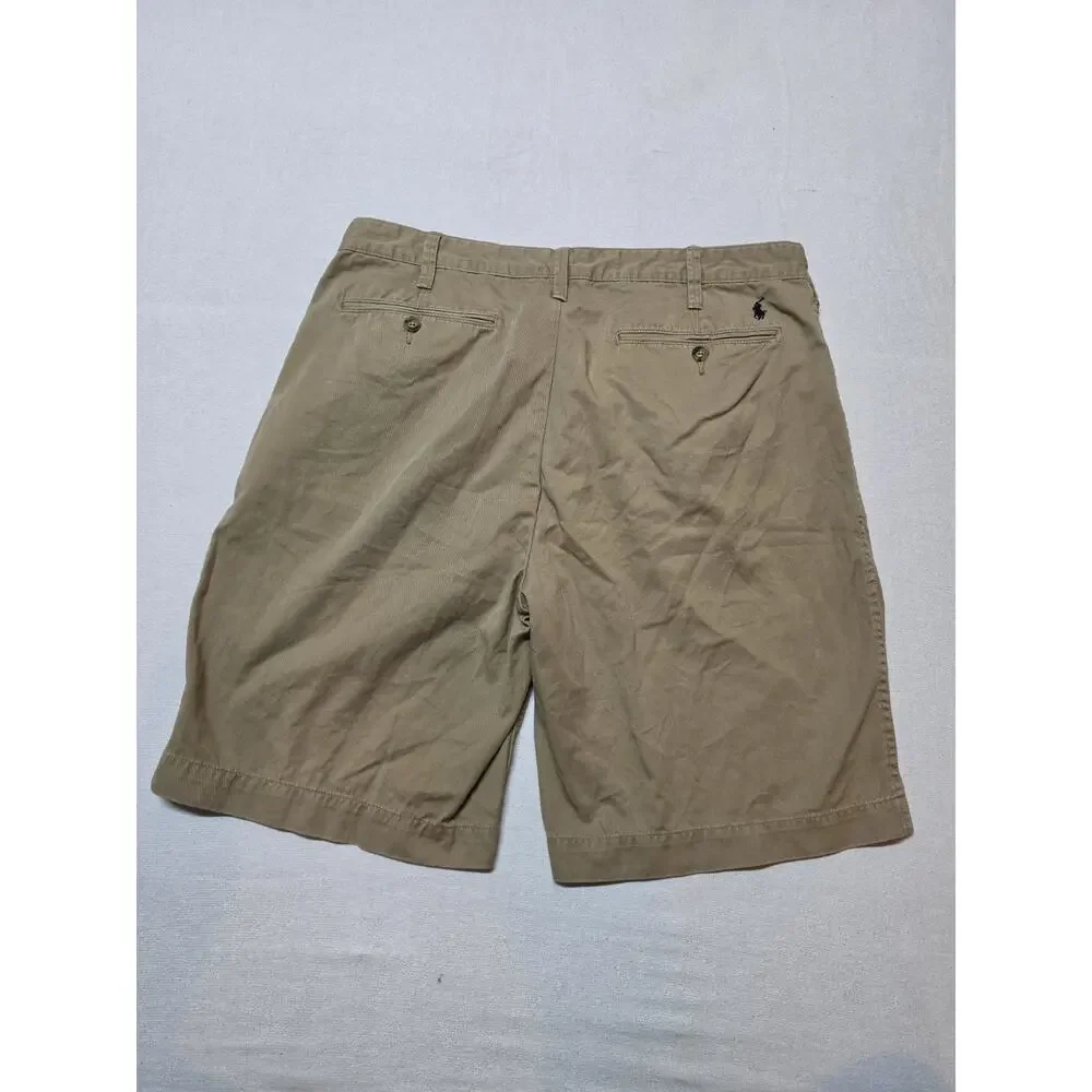 Polo Ralph Lauren Men’s Size 36 Khaki Chino Shorts Classic Fit Cotton